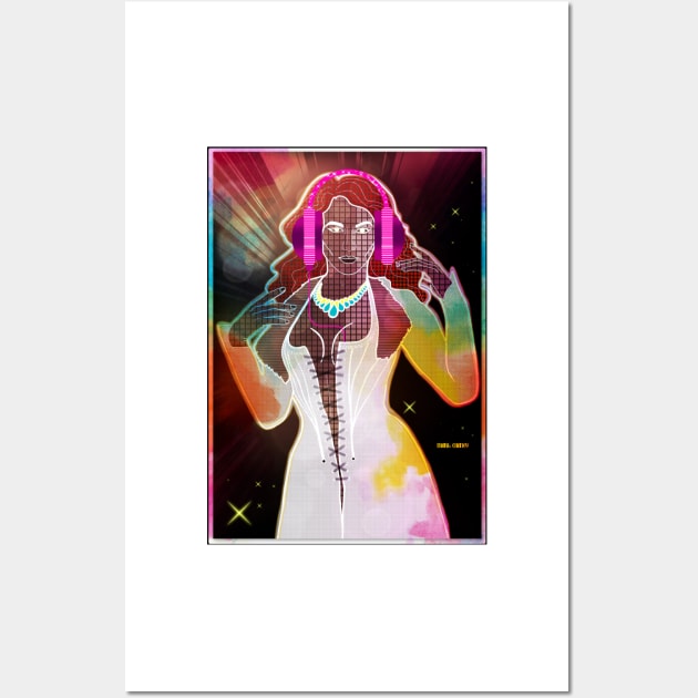 Happy Pride Disco Babe Wall Art by mark-chaney